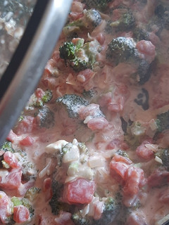 Una foto de Salsa de Brocoli, tomate y queso crema
