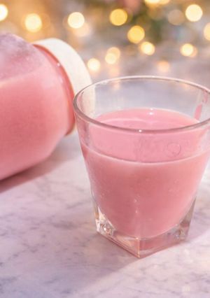 صورة لوصفة ياغورت منزلي بذوق الفراولة 🍓🍓