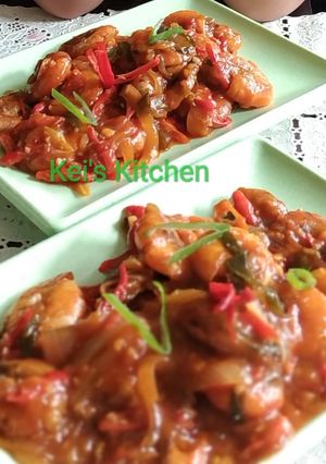 Foto resep Udang Saus Padang