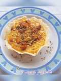 Pumpkin Risotto in a Parmesan Basket