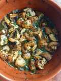 Champignons mit und ohne Speck