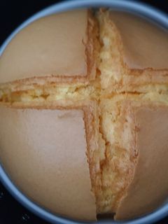 6吋戚風蛋糕 (氣炸鍋) 的食譜成品照片