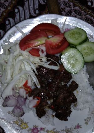 Foto resep Sate goreng daging sapi