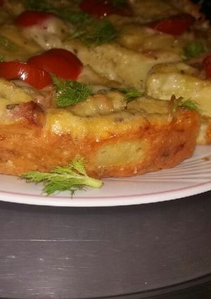 O poză a rețetei Fritatta cu cartofi.