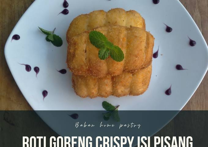 Wajib coba! Bagaimana cara membuat Roti goreng crispy isi pisang yang lezat