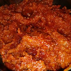 A picture of Lahsun ki chutney.