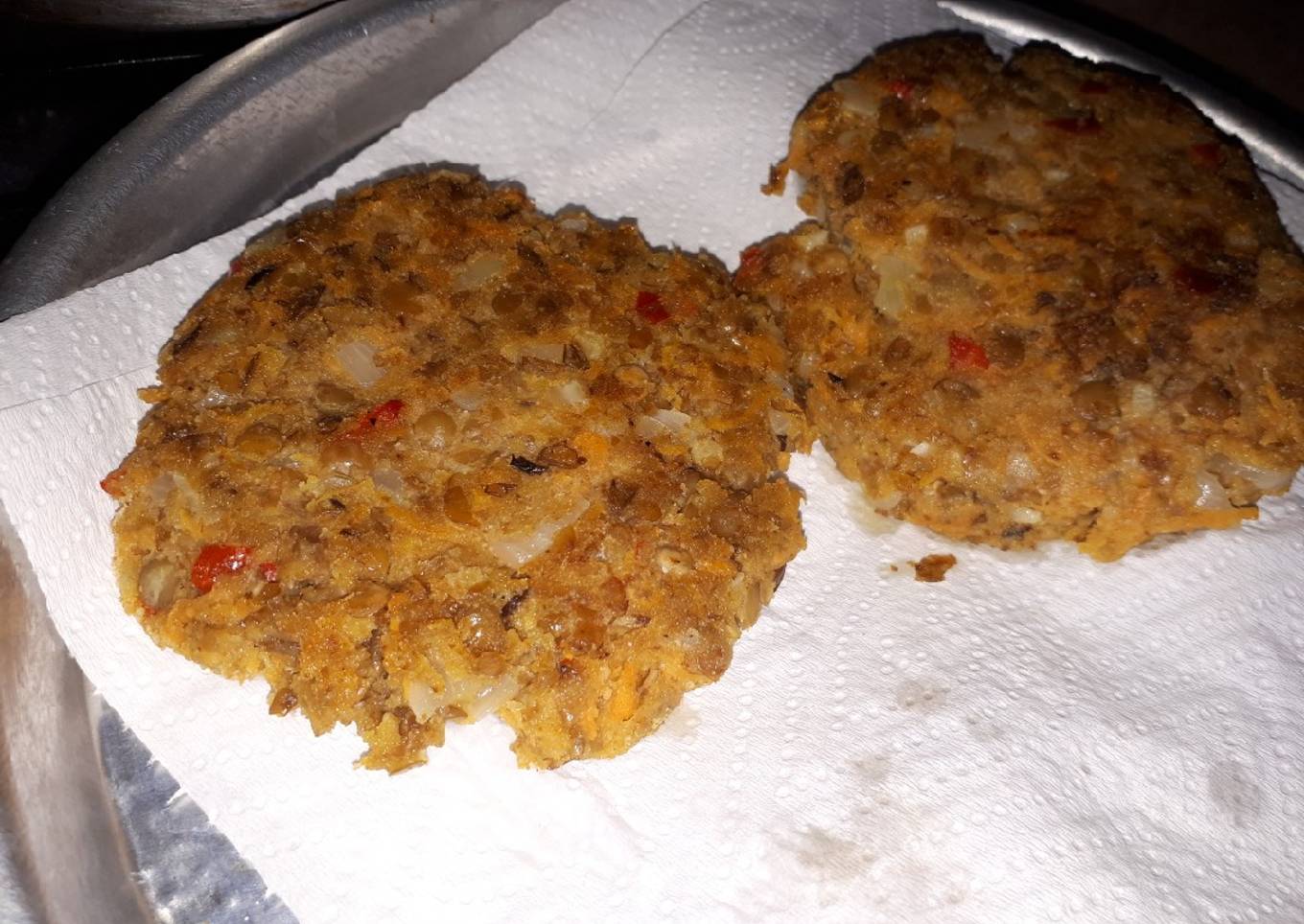 Hamburguesas de lentejas π