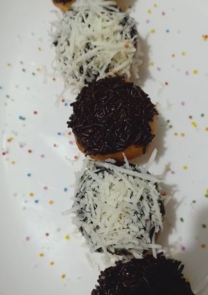Foto resep Donat mini praktis lembut menul tanpa kentang
