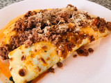 Los canelones de Maia con salsa