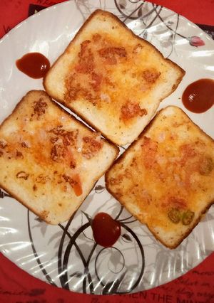 A picture of Bread pizza.