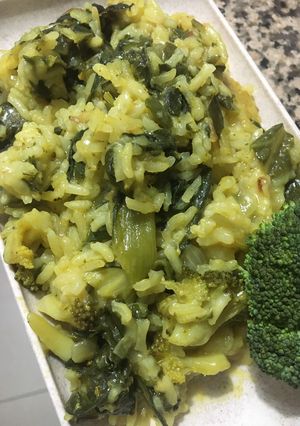 Una foto de 🌾ARROZ🍚 🈯️VERDE🈯️ (muy cremoso)