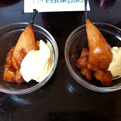 A picture of My Roast Pear,Mango & Rum flavoured Syrup.