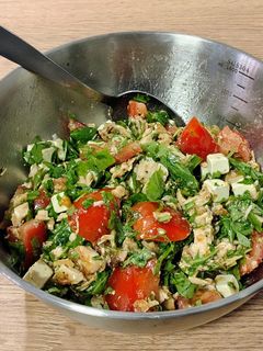 Una foto de Cocina de aprovechamiento: ensalada con pollo asado