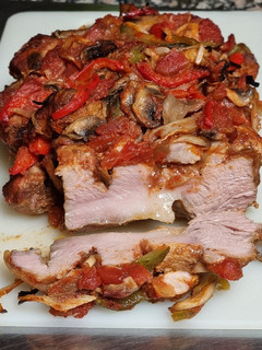 Una foto de Carne de cerdo al horno