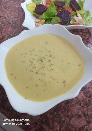 صورة لوصفة حساء البطاطا