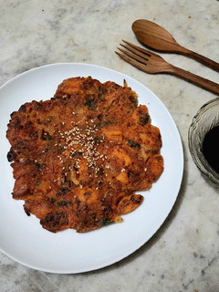 Foto resep Kimchi Jeon (Pancake Kimchi)