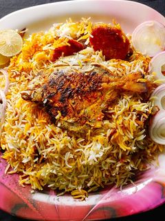 তন্দুরি পমফ্রেট বিরিয়ানি(tandoori pomfret biryani recipe in bengali) রেসিপির প্রধান ছবি