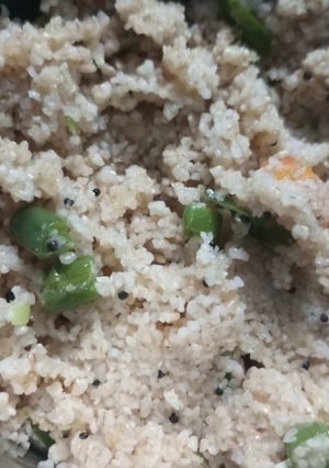 A picture of Wheat Upma.