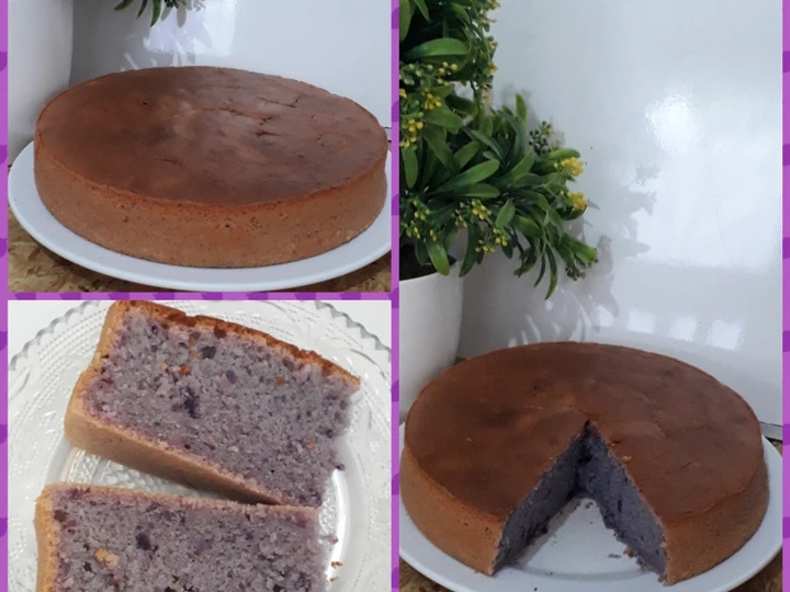 Langkah Gampang Membikin Resep Bolu ubi ungu yang Lezat Anti Ribet, Uenak Banget
