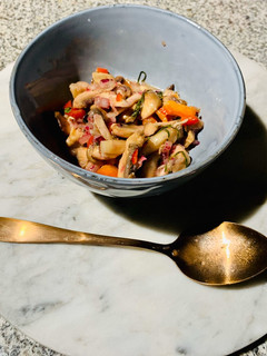 Una foto de Ceviche de champiñones