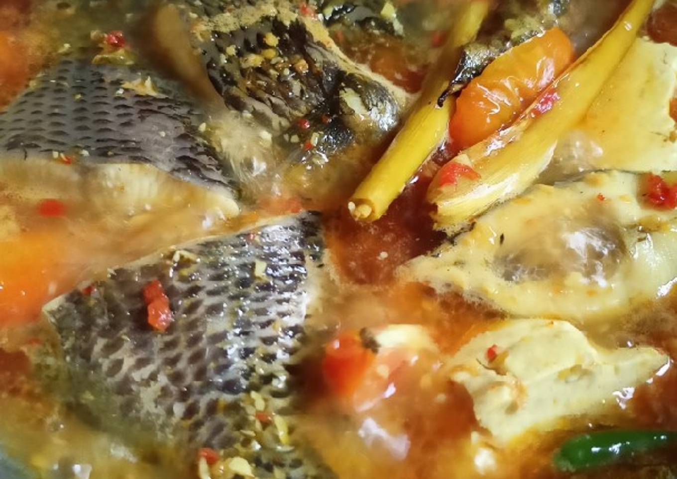 Ikan Nila Kuah Asam Pedas