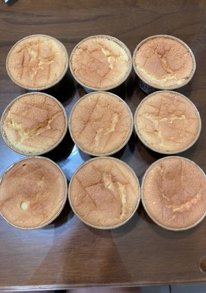 戚風杯子蛋糕（分蛋） 的食譜成品照片