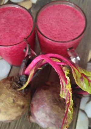 Foto resep Jus buah bit pisang