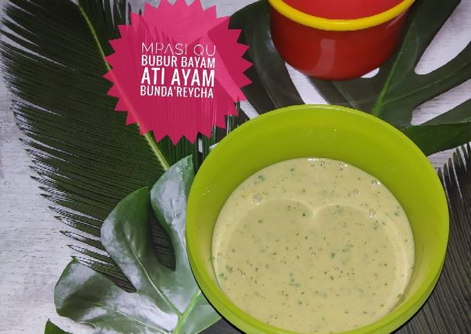 Resep 🥣 Bubur Bayam Ati Ayam (MPASI) Oleh Intan Zahra Al Arsyad (Bunda ...