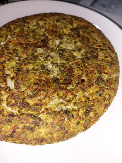 Una foto de Tortilla vegana de acelga