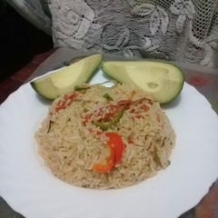 A picture of Stir fried Rice.