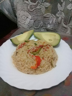 A picture of Stir fried Rice.