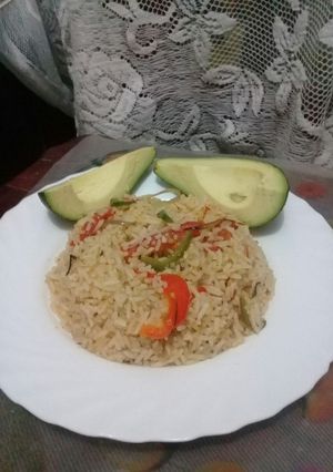 A picture of Stir fried Rice.