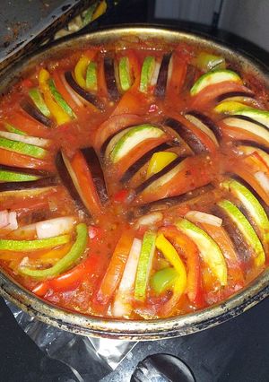 Una foto de Ratatouille (vegano)