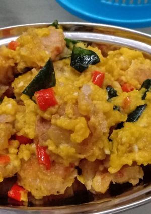 Foto resep Udang saus telur asin