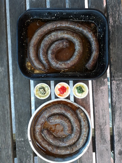 Una foto de Chorizos al horno con mayonesa saborizadas