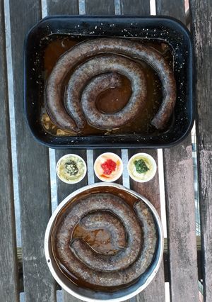 Una foto de Chorizos al horno con mayonesa saborizadas