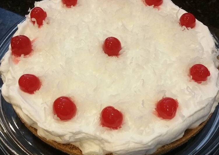 Simple Way to Prepare Super Quick Homemade No bake Piña Colada Cheesecake Tart