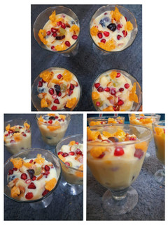 कस्टर्ड विद अल्मोंड्स (custard with almonds recipe in Hindi) रेसिपी मुख्य फोटो