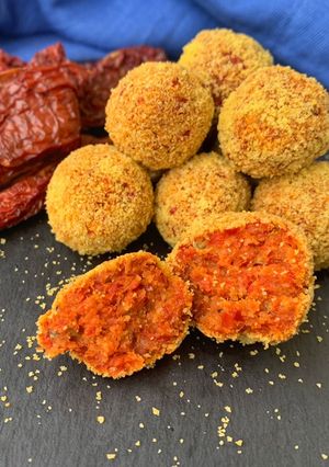 A picture of Sun-Dried Tomato Bites in Air Fryer.