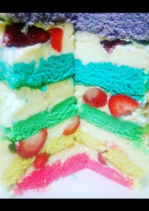 Una foto de PASTEL Arcoíris /UNICORNIO
