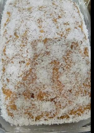 صورة لوصفة كيكة روانى من غير سميد
