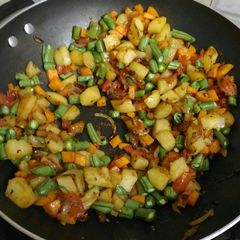 A picture of Cauliflower carrot subji.