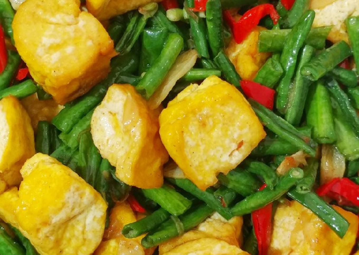 (335) Tumis Tahu Kacang Panjang