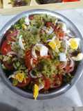 Ensalada mediterránea de brócolis
