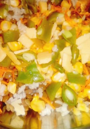 Una foto de Ensalada con de todo!!