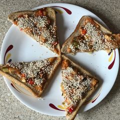 A picture of Mogo (cassava or also known as Tapioca)toast.