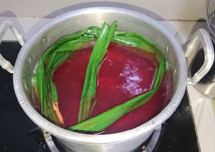 Kiat-kiat memasak Cara membuat SIRUP MERAH PANDAN mandiri | Resep Rumahan Asfarina mantap