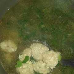 A picture of Kuah bakso simple.