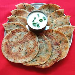 A picture of Sago Flour Paratha.