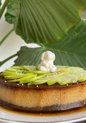 Una foto de Chocoflan